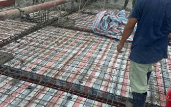 Công tác đổ bê tông tầng 4 công trình anh Hải p Trung Mỹ Tây Q12 ngày 6-11-2024