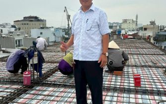 Công tác đổ bê tông tầng 4 công trình anh Hải p Trung Mỹ Tây Q12 ngày 6-11-2024