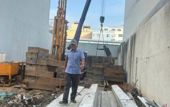 Cập nhật tiến độ công trình anh Hải phường Trung Mỹ Tây Q12