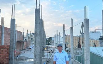 Cập nhật tiến độ công trình anh Hải phường Trung Mỹ Tây Q12