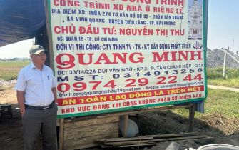 Công tác ép cọc ngày thứ 2 công trình anh Hùng tại Tiên Lãng Tp Hải Phòng