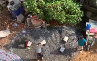 Công tác ép cọc ngày thứ 2 công trình anh Hùng tại Tiên Lãng Tp Hải Phòng