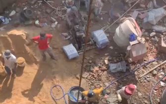 Công tác ép cọc ngày thứ 2 công trình anh Hùng tại Tiên Lãng Tp Hải Phòng