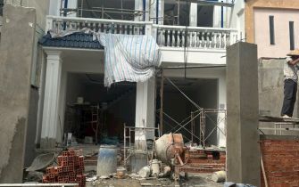Công trình cô Triệu P Trung Mỹ Tây Q12 sắp hoàn thành xong