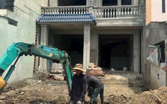 Công trình cô Triệu P Trung Mỹ Tây Q12 sắp hoàn thành xong