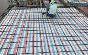 Công tác đổ mái tầng 5 công trình Hiệp Thành Quận 12 ngày 25-8-2024 AL