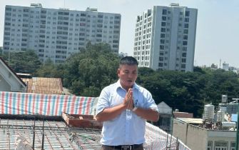 Công tác đổ mái tầng 5 công trình Hiệp Thành Quận 12 ngày 25-8-2024 AL