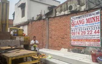 Công tác ép cọc công trình em Quỳnh phường Trung Mỹ Tây quận 12 TPHCM