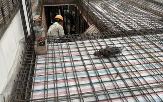 Công tác đổ mái tầng 1 công trình em Quỳnh phường Trung Mỹ Tây quận 12 TPHCM ngày 27- 1 - 2025 AL