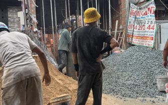 Công tác đổ mái tầng 1 công trình em Quỳnh phường Trung Mỹ Tây quận 12 TPHCM ngày 27- 1 - 2025 AL