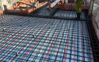 Cập nhật tiến độ thi công công trình em Quỳnh phường Trung Mỹ Tây Q 12 TPHCM đổ mái tầng 2