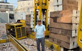 CẬP NHẬT TIẾN ĐỘ THI CÔNG ÉP CỌC CÔNG TRÌNH CHÚ ÂN – TRUNG MỸ TÂY, Q.12