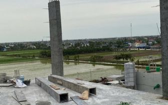 CẬP NHẬT TIẾN ĐỘ THI CÔNG ĐỔ BÊ TÔNG CỘT TẦNG 5 CÔNG TRÌNH NGUYỄN THỊ THƯ 