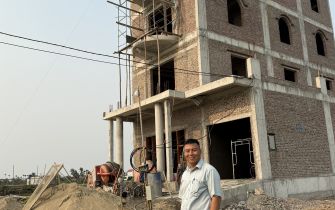 Cập Nhật Tiến Độ Thi Công Đổ Bê Tông Mái Lầu 5 – Công Trình Nguyễn Thị Thư, Xã Vinh Quang, Huyện Tiên Lãng, TP. Hải Phòng