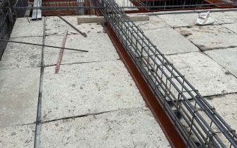 Công tác làm sắt sàn lầu 1 – Công trình chú Ân, phường Trung Mỹ Tây, Q.12