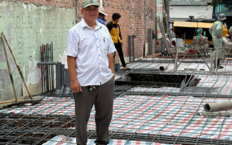 Thi Công Đổ Bê Tông Móng Công Trình Em Bằng – Phường Hiệp Thành, Q.12 Ngày 18-3-2025 Âm Lịch