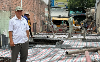 Thi Công Đổ Bê Tông Móng Công Trình Em Bằng – Phường Hiệp Thành, Q.12 Ngày 18-3-2025 Âm Lịch