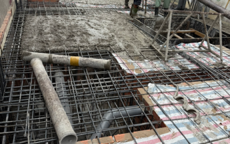 Thi Công Đổ Bê Tông Móng Công Trình Em Bằng – Phường Hiệp Thành, Q.12 Ngày 18-3-2025 Âm Lịch