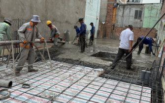 Thi Công Đổ Bê Tông Móng Công Trình Em Bằng – Phường Hiệp Thành, Q.12 Ngày 18-3-2025 Âm Lịch