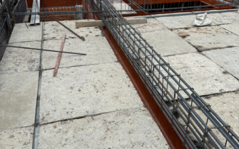 Công tác làm sắt sàn lầu 1 CÔNG TRÌNH NHÀ Ở CHÚ ÂN - PHƯỜNG TRUNG MỸ TÂY, QUẬN 12