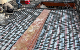 Công tác làm sắt sàn lầu 1 CÔNG TRÌNH NHÀ Ở CHÚ ÂN - PHƯỜNG TRUNG MỸ TÂY, QUẬN 12