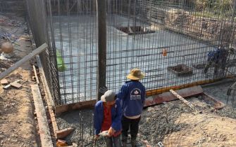 CẬP NHẬT TIẾN ĐỘ THI CÔNG – ĐỔ SÀN MÓNG TẦNG HẦM CÔNG TRÌNH ANH GIANG 