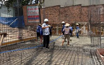 CẬP NHẬT TIẾN ĐỘ THI CÔNG – ĐỔ SÀN MÓNG TẦNG HẦM CÔNG TRÌNH ANH GIANG 