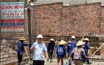 CẬP NHẬT TIẾN ĐỘ THI CÔNG – ĐỔ SÀN MÓNG TẦNG HẦM CÔNG TRÌNH ANH GIANG 