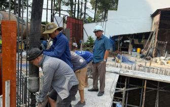 CẬP NHẬT TIẾN ĐỘ CÔNG TRÌNH - ĐỔ VÁCH HẦM NHÀ ANH GIANG | Q.12, TP.HCM