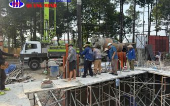 CẬP NHẬT TIẾN ĐỘ CÔNG TRÌNH - ĐỔ VÁCH HẦM NHÀ ANH GIANG | Q.12, TP.HCM