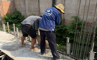 CẬP NHẬT TIẾN ĐỘ CÔNG TRÌNH - ĐỔ VÁCH HẦM NHÀ ANH GIANG | Q.12, TP.HCM