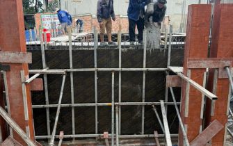 CẬP NHẬT TIẾN ĐỘ CÔNG TRÌNH - ĐỔ VÁCH HẦM NHÀ ANH GIANG | Q.12, TP.HCM