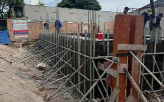 CẬP NHẬT TIẾN ĐỘ CÔNG TRÌNH - ĐỔ VÁCH HẦM NHÀ ANH GIANG | Q.12, TP.HCM