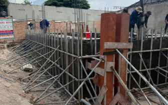CẬP NHẬT TIẾN ĐỘ CÔNG TRÌNH - ĐỔ VÁCH HẦM NHÀ ANH GIANG | Q.12, TP.HCM