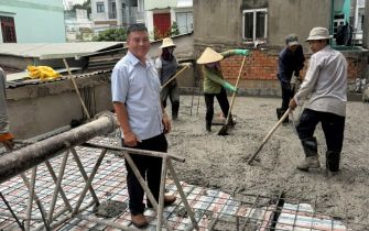 CẬP NHẬT TIẾN ĐỘ ĐỔ MÁI LẦU 1 - CÔNG TRÌNH EM HẢI YẾN | Q.12, TP.HCM