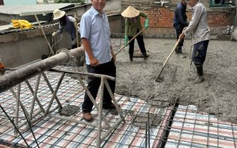 CẬP NHẬT TIẾN ĐỘ ĐỔ MÁI LẦU 1 - CÔNG TRÌNH EM HẢI YẾN | Q.12, TP.HCM