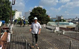  THÔNG BÁO THI CÔNG – ĐỔ BÊ TÔNG SÀN LẦU 2 CÔNG TRÌNH ANH GIANG Phường Trung Mỹ Tây, Quận 12