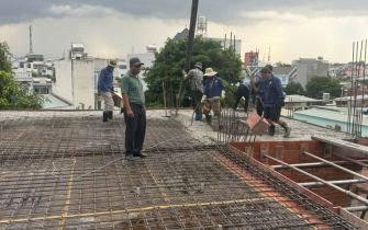 CẬP NHẬT TIẾN ĐỘ THI CÔNG – HẠNG MỤC ĐỔ BÊ TÔNG MÁI LẦU 3 CÔNG TRÌNH ANH GIANG