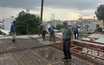 CẬP NHẬT TIẾN ĐỘ THI CÔNG – HẠNG MỤC ĐỔ BÊ TÔNG MÁI LẦU 3 CÔNG TRÌNH ANH GIANG