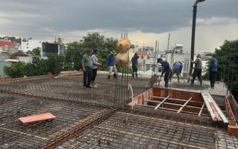 CẬP NHẬT TIẾN ĐỘ THI CÔNG – HẠNG MỤC ĐỔ BÊ TÔNG MÁI LẦU 3 CÔNG TRÌNH ANH GIANG
