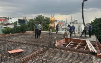 CẬP NHẬT TIẾN ĐỘ THI CÔNG – HẠNG MỤC ĐỔ BÊ TÔNG MÁI LẦU 3 CÔNG TRÌNH ANH GIANG