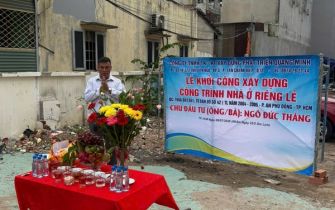 LỄ CÚNG ĐỘNG THỔ KHỞI CÔNG CÔNG TRÌNH ANH NGÔ ĐỨC THẮNG - Phường An Phú Đông, TP.HCM