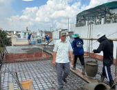  ĐỔ SÀN MÁI TẦNG 2 CÔNG TRÌNH CHÚ ÂN - PHƯỜNG TRUNG MỸ TÂY, Q.12, TP.HCM 