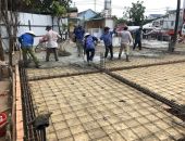 Kiểm tra thi công Công trình anh HUYNH Hóc Môn