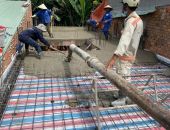 Công trình em Ba Cường đổ tấm 1 phường Trung Mỹ Tây Q12 động thổ ngày 29-2-2022 AL