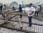 Công tác đổ bê tông tầng 4 công trình anh Hải p Trung Mỹ Tây Q12 ngày 6-11-2024