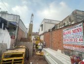 Công tác ép cọc công trình em Quỳnh phường Trung Mỹ Tây quận 12 TPHCM