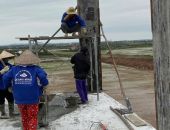 CẬP NHẬT TIẾN ĐỘ THI CÔNG ĐỔ BÊ TÔNG CỘT TẦNG 5 CÔNG TRÌNH NGUYỄN THỊ THƯ 