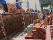 CẬP NHẬT TIẾN ĐỘ THI CÔNG – CÔNG TÁC XÂY TƯỜNG TẦNG 1 CÔNG TRÌNH CHÚ HẠ