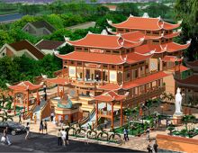 Nhận thi công xây dựng chùa miếu